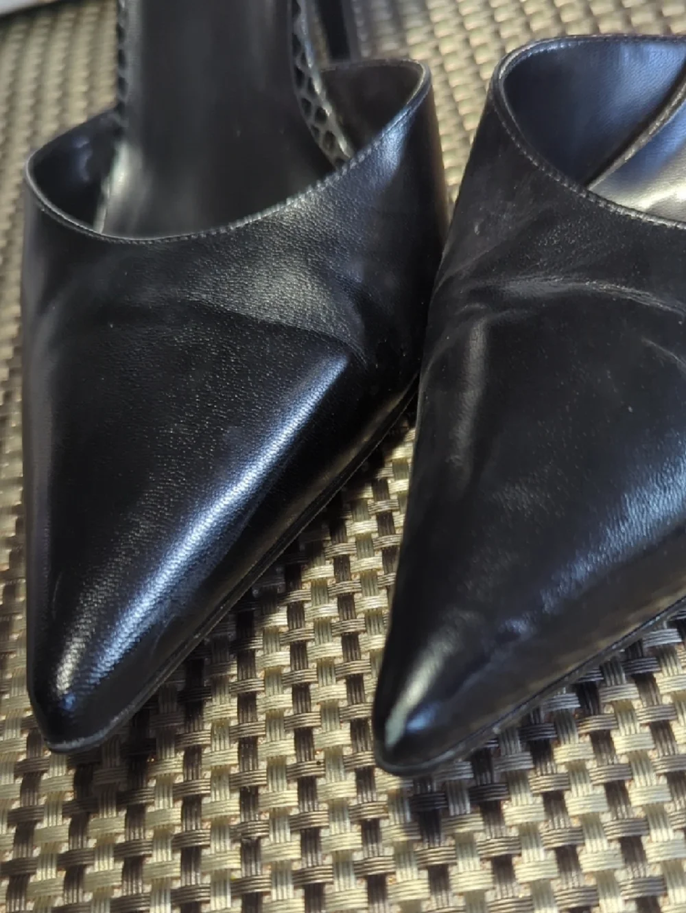 ALDO Orabella Black Pointed-Toe Mary Jane Stiletto Heels